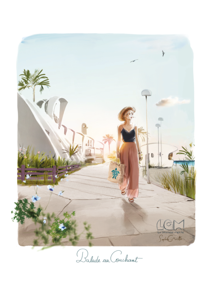 Affiche Balade au couchant